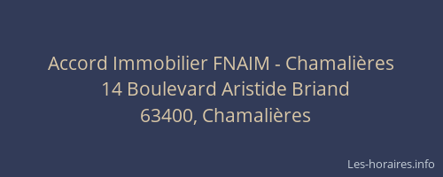 Accord Immobilier FNAIM - Chamalières