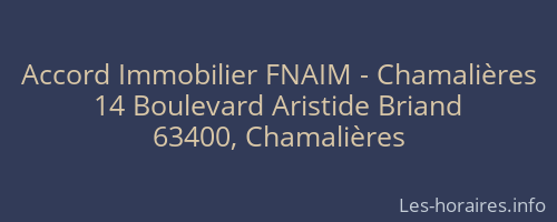 Accord Immobilier FNAIM - Chamalières