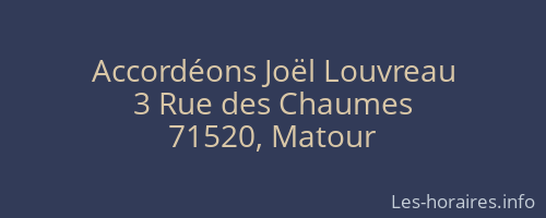 Accordéons Joël Louvreau