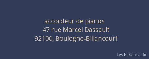 accordeur de pianos