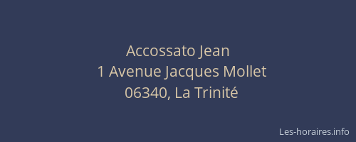 Accossato Jean