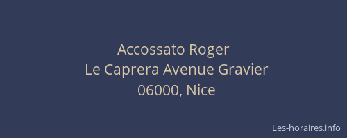 Accossato Roger