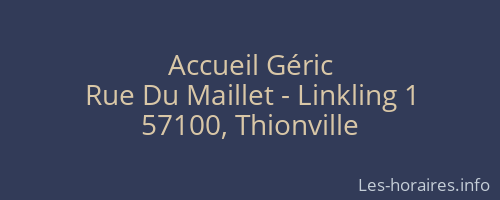 Accueil Géric