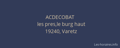 ACDECOBAT
