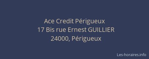 Ace Credit Périgueux
