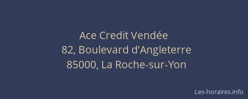 Ace Credit Vendée
