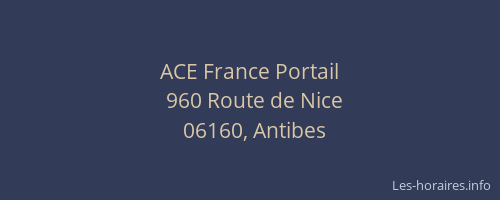 ACE France Portail