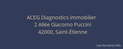 ACEG Diagnostics immobilier
