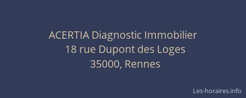 ACERTIA Diagnostic Immobilier