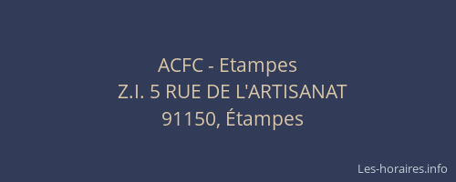 ACFC - Etampes