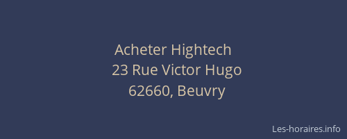 Acheter Hightech