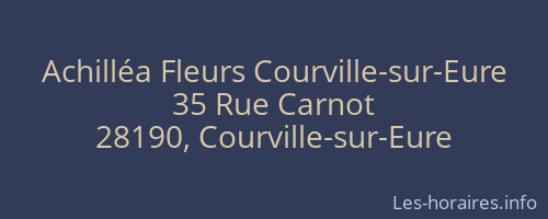 Achilléa Fleurs Courville-sur-Eure