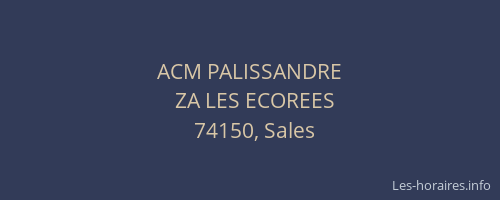 ACM PALISSANDRE