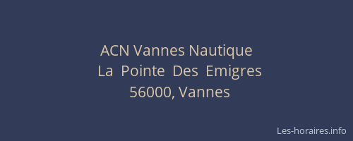 ACN Vannes Nautique