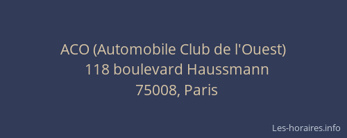 ACO (Automobile Club de l'Ouest)