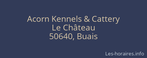 Acorn Kennels & Cattery