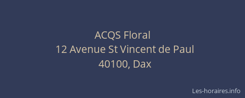 ACQS Floral