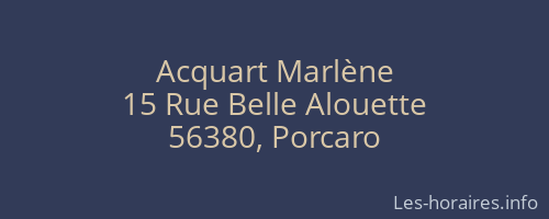 Acquart Marlène