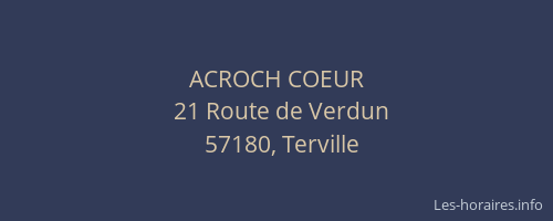 ACROCH COEUR