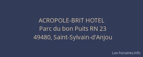 ACROPOLE-BRIT HOTEL