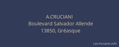 A.CRUCIANI
