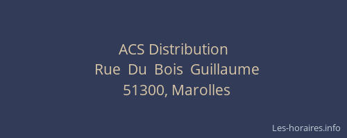 ACS Distribution