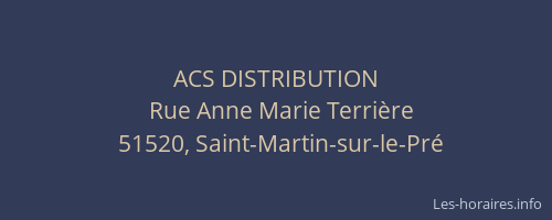 ACS DISTRIBUTION