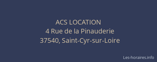 ACS LOCATION