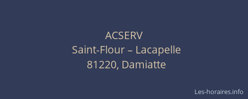 ACSERV