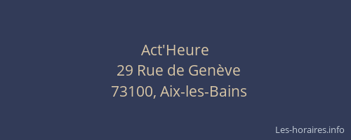 Act'Heure