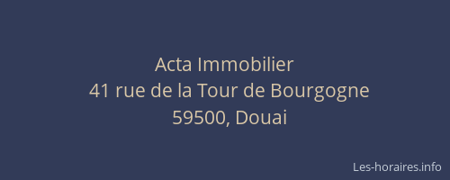 Acta Immobilier