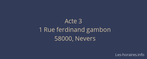 Acte 3