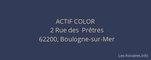 ACTIF COLOR