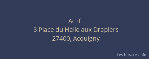 Actif