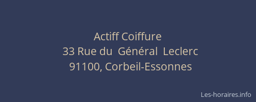 Actiff Coiffure