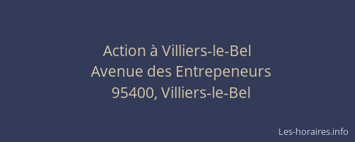 Action à Villiers-le-Bel