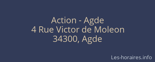 Action - Agde