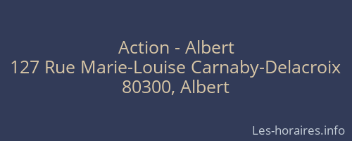 Action - Albert