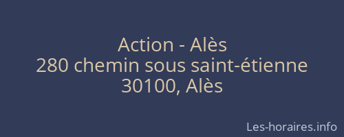 Action - Alès