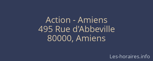 Action - Amiens