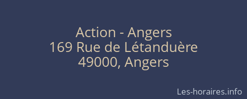 Action - Angers