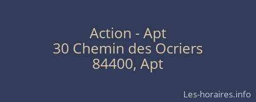 Action - Apt