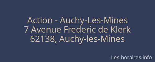 Action - Auchy-Les-Mines