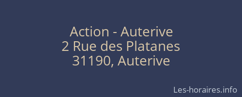 Action - Auterive