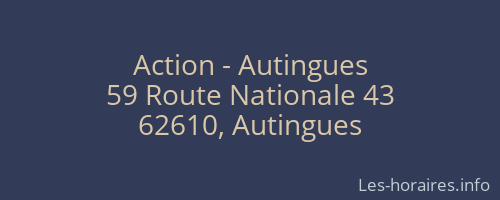 Action - Autingues