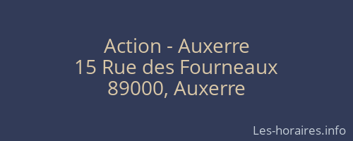 Action - Auxerre