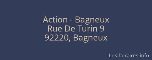 Action - Bagneux