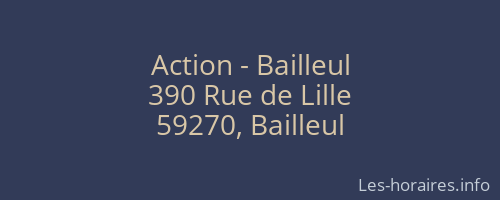 Action - Bailleul