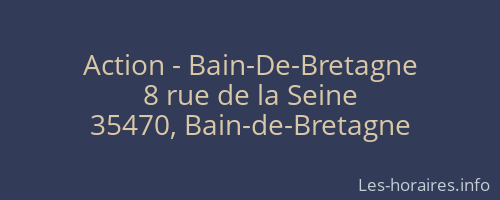 Action - Bain-De-Bretagne