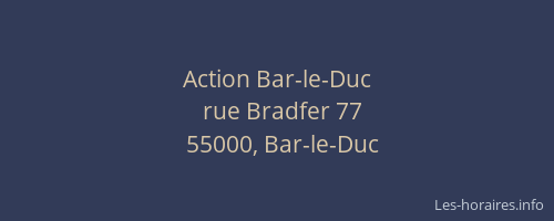 Action Bar-le-Duc
